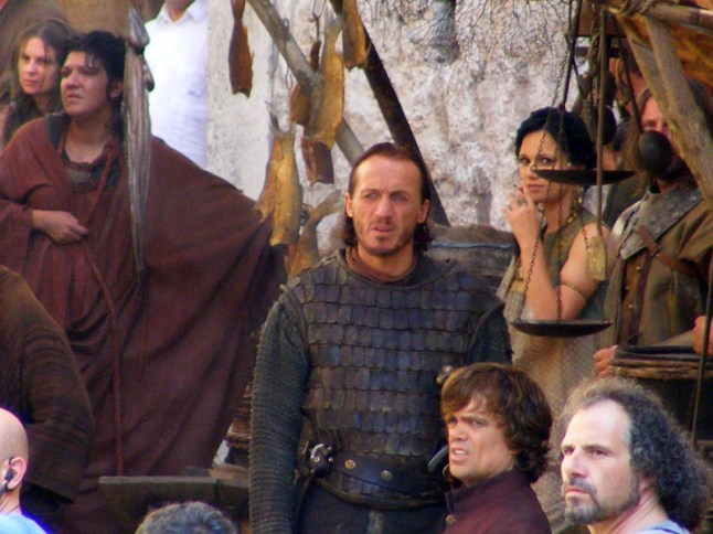 At King's Landing during GOT filming