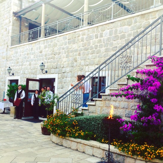 Wedding ceremony at the Kazbek hotel, Dubrovnik