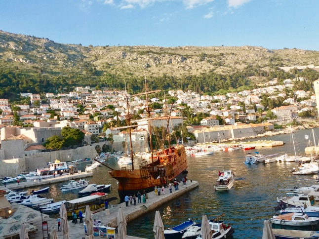 Dubrovnik traditional boat Karaka